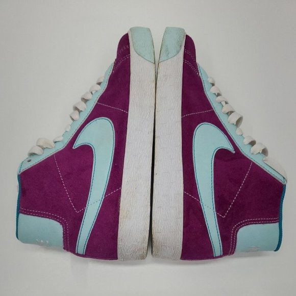 Nike Blazer Mid 6.0 Women's Size 6.5 Plum Red 342256-531 - Picture 4 of 8